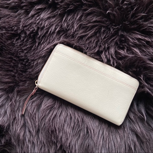 kate spade | cream full zip wallet - Picture 2 of 11